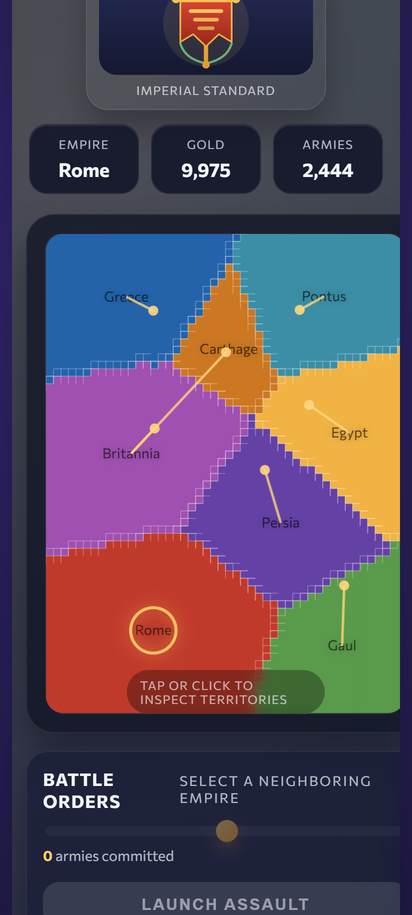 The same game at 412 pixels wide, board first.