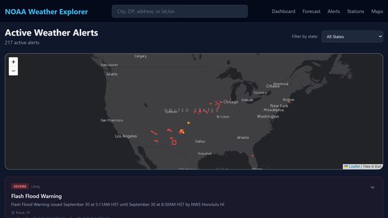 NOAA Weather Explorer