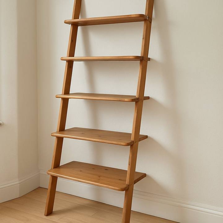 Hand-Tied Ladder Bookcase